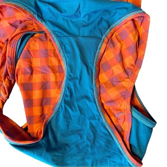 Marc By Marc Jacobs Red and Blue Checkered One Piece Swimsuit - Picture 10 of 15